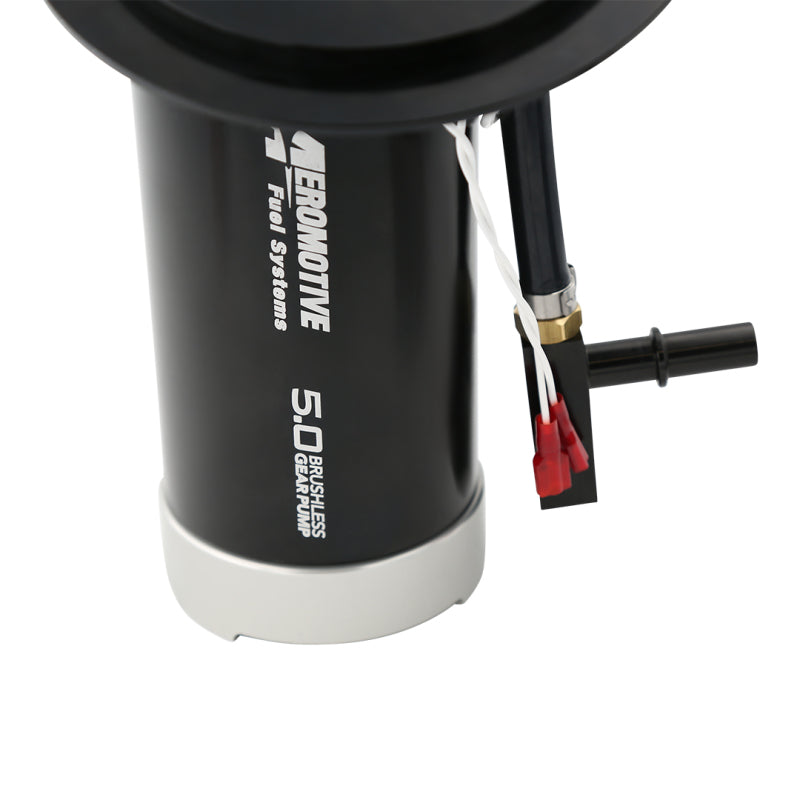 Aeromotive 19108 FITS: 11-17 Mustang S197/S550 Brushless 5.0 GPM Gear Pump 18-20 GT/Ecoboost Fuel Tanks