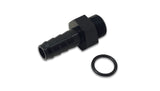 Vibrant 11318 FITS: Aluminum Male -8AN ORB to 3/8in Barb w/O-Ring Anodized Black Fittings