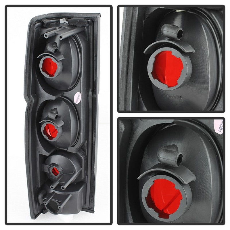 SPYDER 5078216 FITS: Nissan Hardbody 86-97 Euro Style Tail Lights Black Smoke ALT-YD-NH86-BSM Tail Lights
