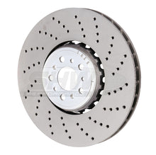 Load image into Gallery viewer, SHW Performance BFR42502 FITS: -SHW 18-21 BMW M5 4.4L Right Front Cross-Drilled Lightweight Brake Rotor Brake Rotors Drilled