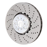 SHW Performance BFR42502 FITS: -SHW 18-21 BMW M5 4.4L Right Front Cross-Drilled Lightweight Brake Rotor Brake Rotors Drilled