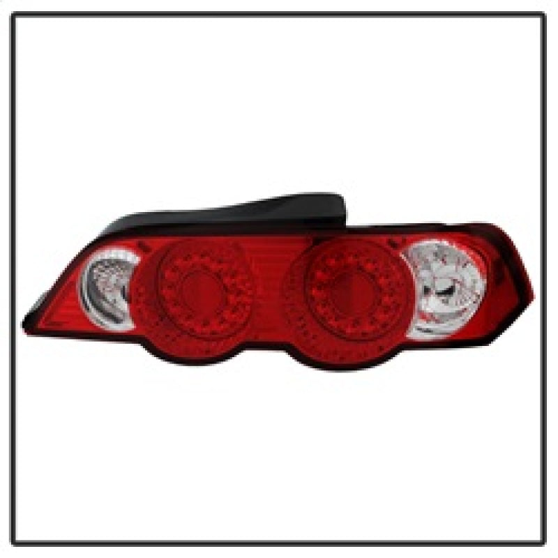 SPYDER 5000385 FITS: Acura RSX 02-04 LED Tail Lights Red Clear ALT-YD-ARSX02-LED-RC Tail Lights