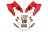 BMR Suspension BMR 64-72 Chevelle Rear Control Arm Relocation Brackets - Red FITS: Chevy - BMRCAB400R