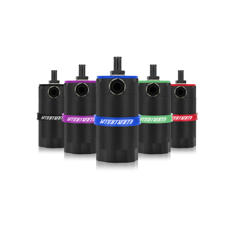 Mishimoto MMBCC-UNI-RD FITS: Oil Catch Cans FITS: Universal Baffled Oil Catch Can Red Oil Catch Cans