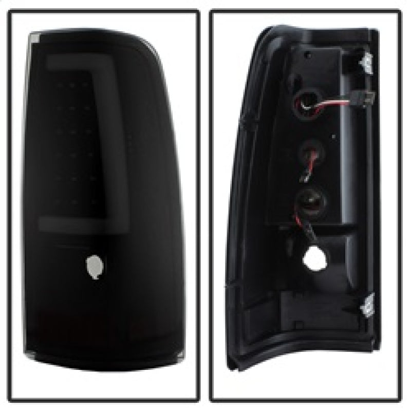 SPYDER 9038778 FITS:xTune Chevy Silverado 1500/2500/3500 99-02 Version 3 Tail Lights Black Smoke ALT-ON-CS99V3-LBLED-BSM Tail Lights