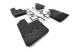 Rally Armor MF104-BLK-MBK FITS: 19-24 Jeep JT Gladiator (Mojave/Rubicon) Black Mud Flap w/Metallic Black Logo Mud Flaps