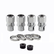 Load image into Gallery viewer, McGard 60127 FITS: Hex Lug Nut (Drag Racing Short Shank) 1/2-20 / 13/16 Hex / 1.6in. Length (4-Pack) Chrome Lug Nuts