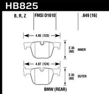 Load image into Gallery viewer, Hawk Performance HB825B.649 FITS:Hawk 13-15 BMW 335i/335i xDrive / 14-16 BMW 435i/435i xDrive HPS 5.0 Rear Brake Pads Brake Pads Performance