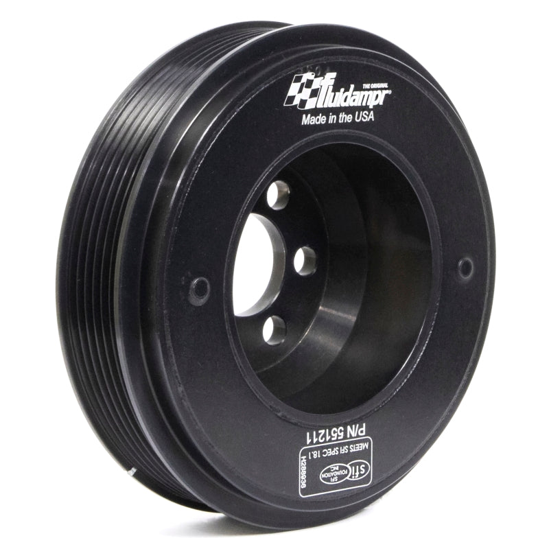 Fluidampr 551211 FITS: VW 06-08 2L FSI Motor (6 bolt hole mounting) Steel Internally Balanced Damper Crankshaft Dampers
