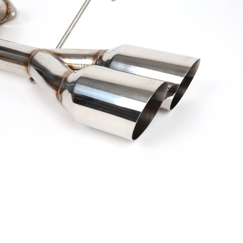 BLOX Racing BXEX-51106 FITS: 2022+ WRX Muffler Delete / Axle Back Single Wall 4in Polished Tips Muffler Delete Pipes