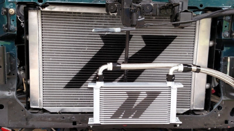 Mishimoto MMOC-U FITS: Oil Coolers FITS: Universal 10 Row Oil Cooler Kit (Metal Braided Lines) Oil Coolers