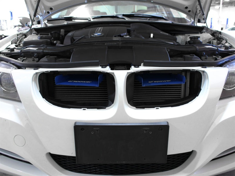 aFe 54-11478-L FITS: MagnumFORCE Intakes Scoops AIS BMW 335i (E90/92/93) 07-13 L6-3.0L (Blue) Cold Air Intakes