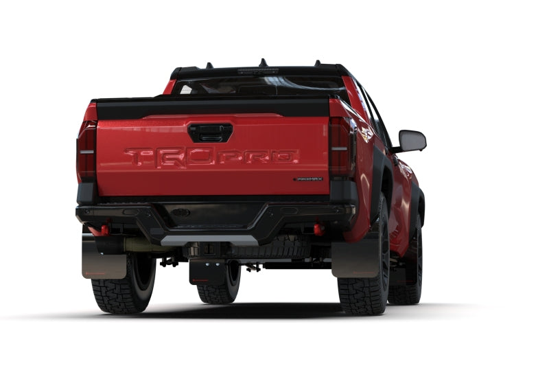 Rally Armor MF114-UR-BLK-RD FITS: 24-25 Toyota Tacoma Gen 4 Black UR Mud Flap w/Red Logo Mud Flaps