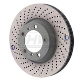 SHW Performance PFL30922 FITS:SHW 2012 Porsche 911 Carrera4 GTS 3.8L w/o Ceramic Brakes Left Frt Drill-Dimp MB Rotor (99635140904) Brake Rotors Drilled