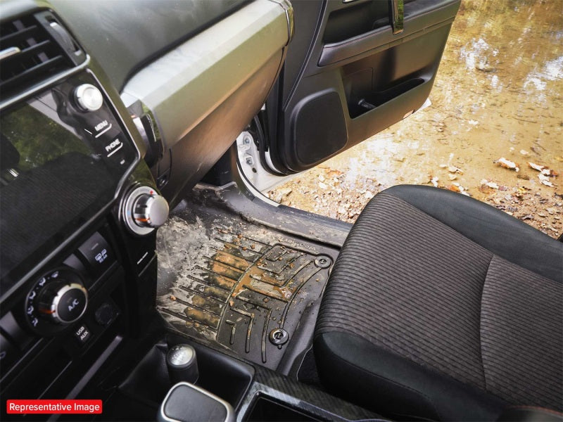 WeatherTech 22-24 Ioniq 5 Front Over The Hump FloorLiner HP - Black FITS: Hyundai - WET4417201IM