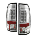SPYDER 5003904 FITS: Ford Super Duty 08-15 LED Tail Lights Chrome ALT-YD-FS07-LED-C Tail Lights