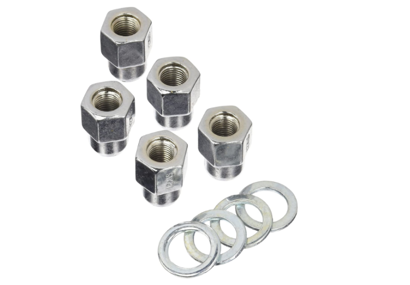 Weld 601-1456 FITS: Open End Lug Nuts w/Centered Washers 1/2in. RH 5pk. Lug Nuts
