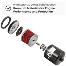Load image into Gallery viewer, K&amp;N Engineering KN-160 FITS:K&amp;N Oil Filter for 2005-2014 BMW K1200 GT/R/RS/S/ K1300 GT/R/S/ R1200 GS/R/RT S1000RR Air Filters Direct Fit