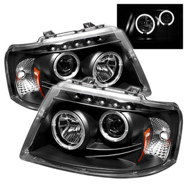 SPYDER 5010117 FITS: Ford Expedition 03-06 Projector Headlights LED Halo LED Blk (Not Included) PRO-YD-FE03-HL-BK Headlights