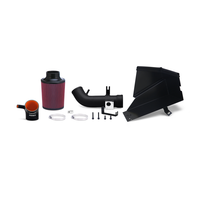 Mishimoto MMAI-CIV-06SIHWBK FITS: Cold Air Intakes FITS: 06-11 Honda Civic Si Performance Air Intake w/ Heat Shield Wrinkle Black Cold Air Intakes