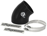 aFe 59-00047 FITS: MagnumFORCE Cold Air Int Sys Spare Parts Kit (4-3.5in ID x 40 Deg) Elbow Reducing Coupler Blk Air Intake Components