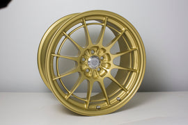 Enkei 3658958040GG FITS: NT03+M 18x9.5 5x100 40mm Offset Gold Wheel (MOQ 40 / Special Order) Wheels Cast
