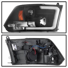 Load image into Gallery viewer, SPYDER 5084811 FITS: 09-16 Dodge Ram 1500 Version 2 Headlights Light Bar DRL Black PRO-YD-DR09V2-LBDRL-BK Headlights