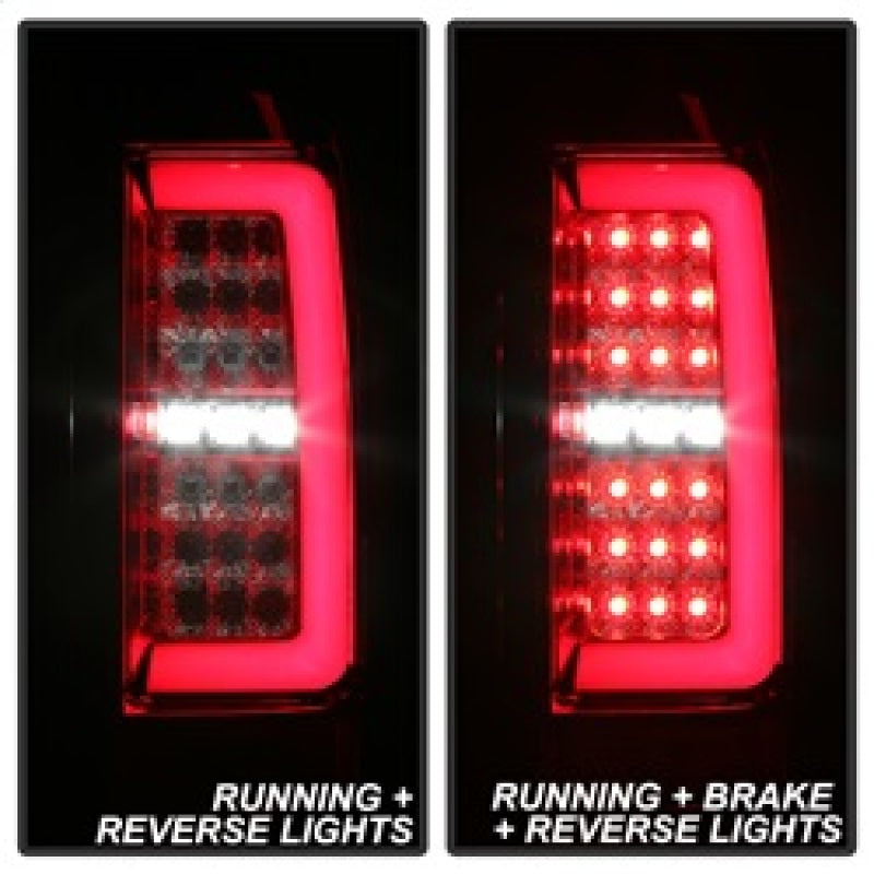 SPYDER 5085269 FITS: Chevy Colorado 2015-2017 Light Bar LED Tail Lights Red Clear ALT-YD-CCO15-LED-RC Tail Lights