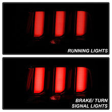Load image into Gallery viewer, SPYDER 5086693 FITS: 05-09 Ford Mustang (White Light Bar) LED Tail Lights Black ALT-YD-FM05V3-LED-BK Tail Lights