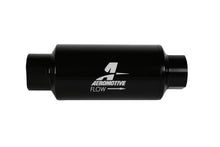Load image into Gallery viewer, Aeromotive 12350 FITS: In-Line Filter 10AN 10 Micron Microglass Element Bright-Dip Black 2in OD Fuel Filters