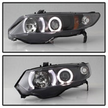 Load image into Gallery viewer, SPYDER 5010780 FITS: Honda Civic 06-08 2Dr Projector Headlights LED Halo Black High H1 Low H1 PRO-YD-HC06-2D-HL-BK Headlights