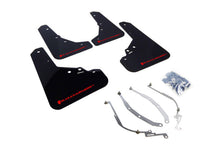 Load image into Gallery viewer, Rally Armor MF25-UR-BLK/RD FITS: 12-18 Fiat 500 Black UR Mud Flap w/Red Logo Mud Flaps