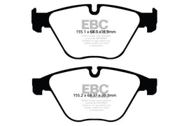 EBC DP42103R FITS: 10+ BMW 535i 3.0 Turbo (F10) Yellowstuff Front Brake Pads Brake Pads Performance