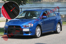 Load image into Gallery viewer, Rally Armor MF10-UR-BLK/GRY FITS: 08-17 Mitsubishi EVO X Black UR Mud Flap w/ Grey Logo Mud Flaps