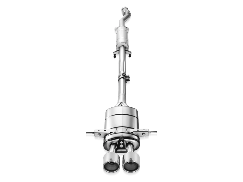 Akrapovic ME-MIN/TI/1H FITS: 07-14 MINI Cooper S (R56) / Cooper S Cabrio (R57) Evolution Line Cat Back (SS) (Req. Tips) Catback