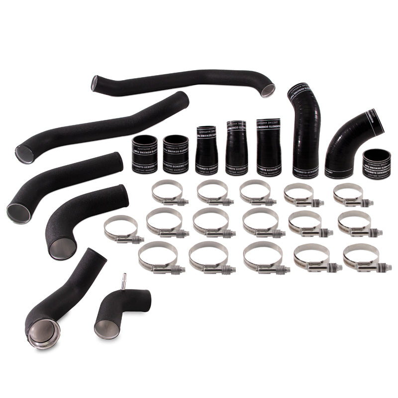 Mishimoto MMICP-F35T-17KWBK FITS: Intercooler Pipe Kits FITS: 2017+ Ford F150 3.5L EcoBoost Intercooler Pipe Kit Wrinkle Black Intercooler Pipe Kits