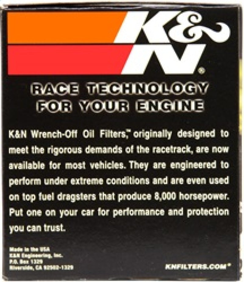 K&N Engineering HP-2004 FITS:K&N 87-92 Supra Non-Turbo / 99-04 Grand Cherokee 4.0 Performance Gold Oil Filter Oil Filters