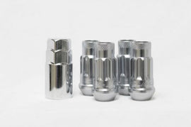 Wheel Mate 33002SS FITS: 14x1.50 Monster Lug Satin Silver Locking Lug Nut Set of 4 Lug Nuts