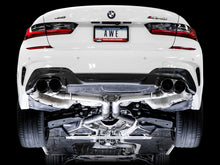 Load image into Gallery viewer, AWE Tuning 3020-43085 FITS: 2019+ BMW M340i (G20) Track Edition Exhaust Quad Diamond Black Tips Catback