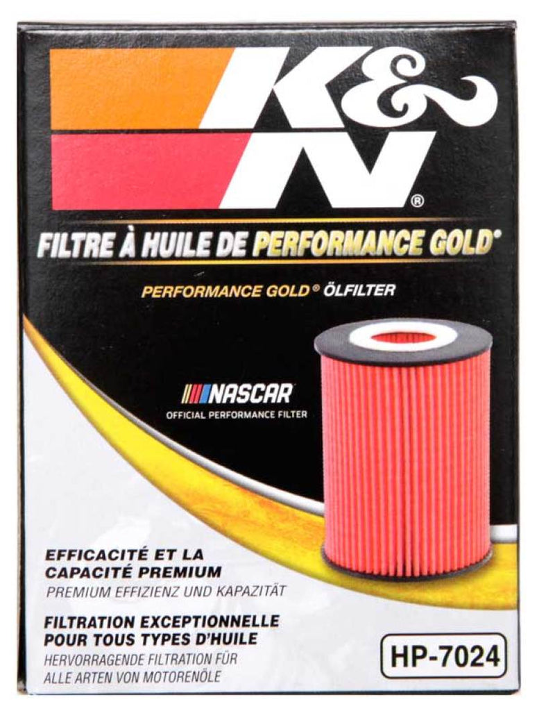 K&N Engineering HP-7024 FITS:K&N Performance Oil Filter for 07-15 Mini Cooper L4-1.6L Oil Filters