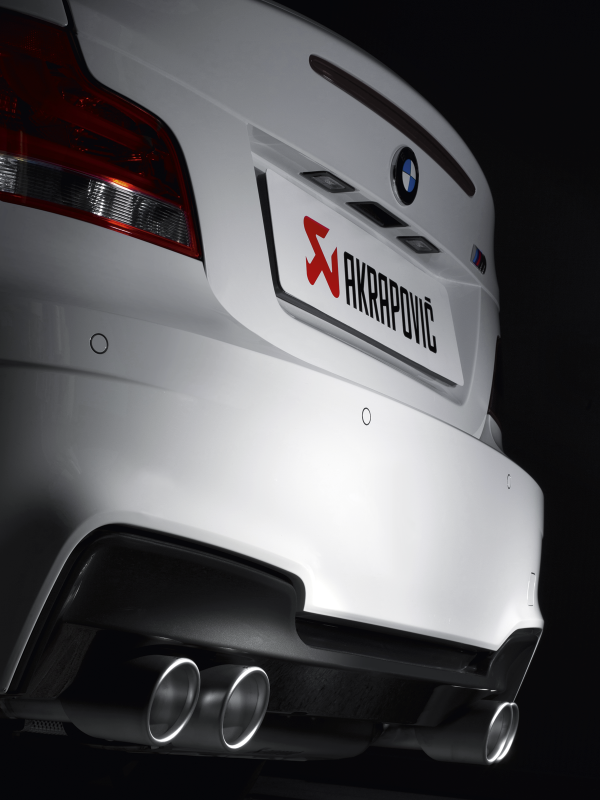 Akrapovic M-BM/T/4H FITS: 11-12 BMW 1 Series M Coupe (E82) Slip-On Line (Titanium) (Req. Tips) Muffler