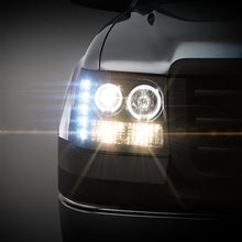 Load image into Gallery viewer, SPYDER 5010605 FITS: GMC Sierra 1500/GMC Sierra Denali 08-13 Projector LED Halo- LED Blk PRO-YD-GS07-HL-BK Headlights