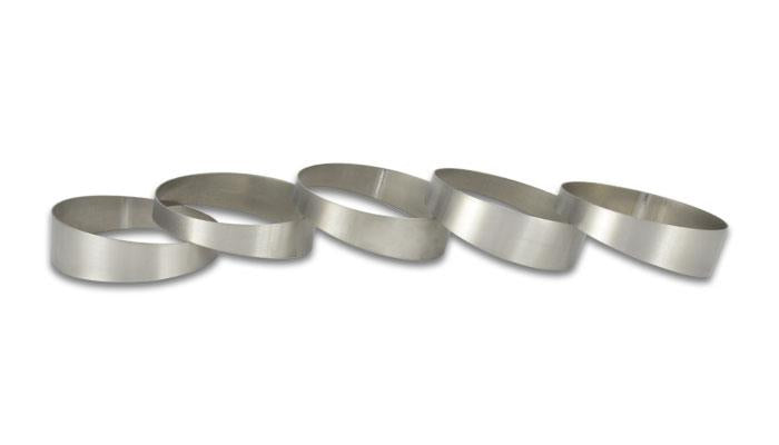 Vibrant 2.25in OD Titanium Pie Cuts Set of 5 - Product View