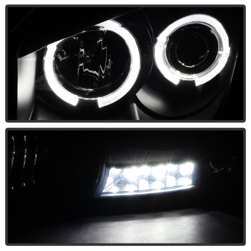 SPYDER 5078391 FITS: Dodge Ram 1500 06-08 06-09 Projector Headlights LED Halo LED Blk Smke PRO-YD-DR06-HL-BSM Headlights