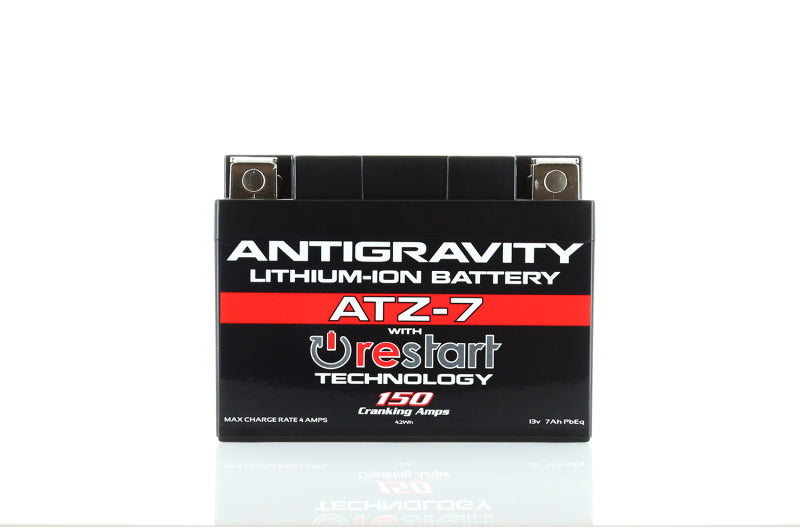 Antigravity Batteries AG-ATZ7-RS FITS: -Antigravity YTZ7 Lithium Battery w/Re-Start Batteries