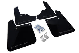 Rally Armor MF2-UR-BLK/GRY FITS: 93-01 Subaru Impreza RS Black UR Mud Flap w/ Grey Logo Mud Flaps