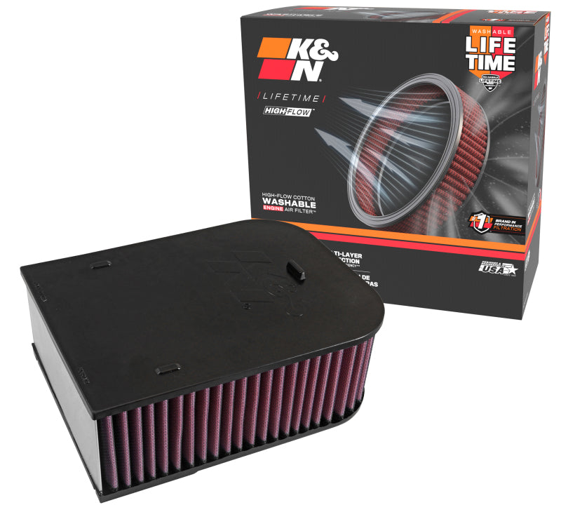 K&N Engineering E-0660 FITS:K&N Replacement Air Filter for 2015 Porsche Macan V6 3.6L Air Filters Drop In