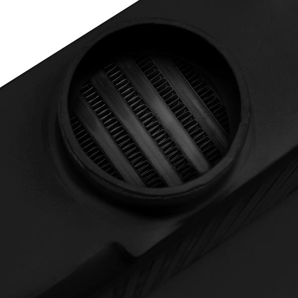 Mishimoto MMTMIC-WRX-01BKBK FITS: Intercoolers FITS: Subaru 02-07 WRX/04-07 STi Top-Mount Intercooler Kit Powder Coated Black & Black Hoses Intercoolers