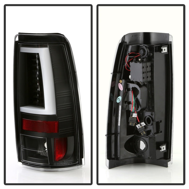 SPYDER 5085849 FITS: 03-06 Chevy Silverado (Does Not Fit Stepside) LED Tail Lights All Black ALT-YD-CS03V2-LED Tail Lights