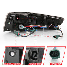 Load image into Gallery viewer, ANZO 321353 FITS: 2012-2018 Audi A6 LED Taillight Black Housing Red/Clear Lens 4 pcs (Sequential Signal) Tail Lights